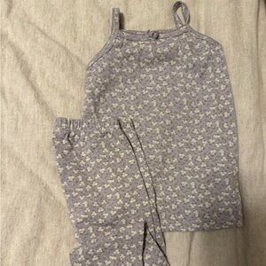 Jamie Kay Lavender Floral Kids Matching Set